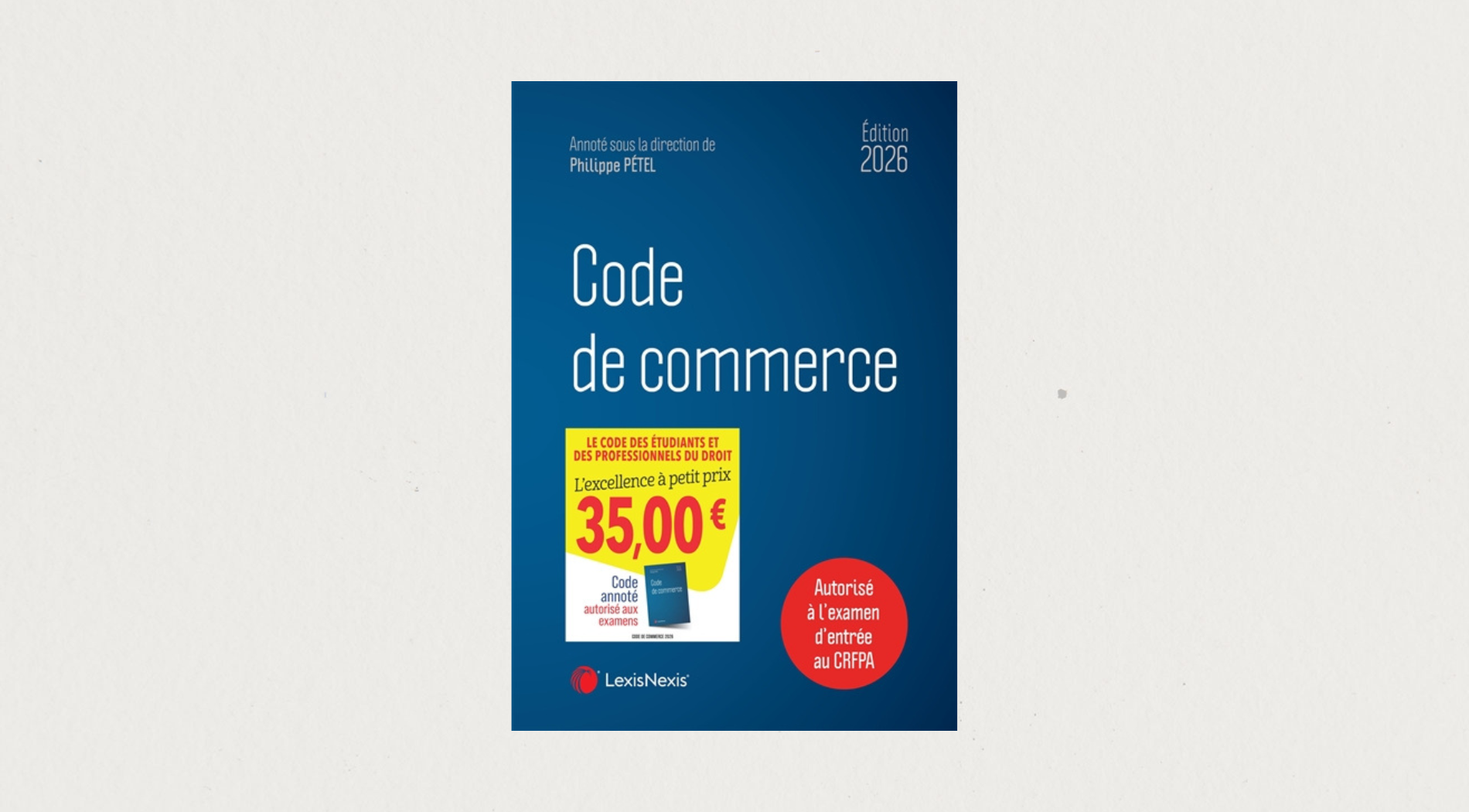 Illustration de l'article Code Commerce 2026 - LexisNexis